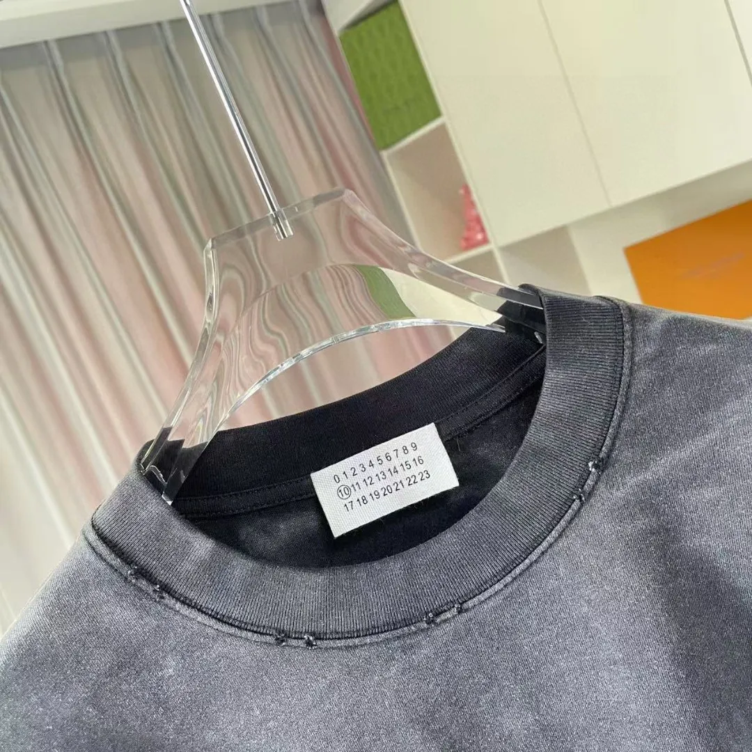 MM 6 2025 New Arrival logo 320g t Same Style Size：S M L XL XXL ：Black Gray Black Red